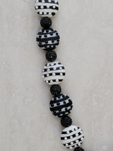 Black & White Art Deco Necklace - One of a kind