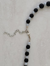 Black & White Art Deco Necklace - One of a kind