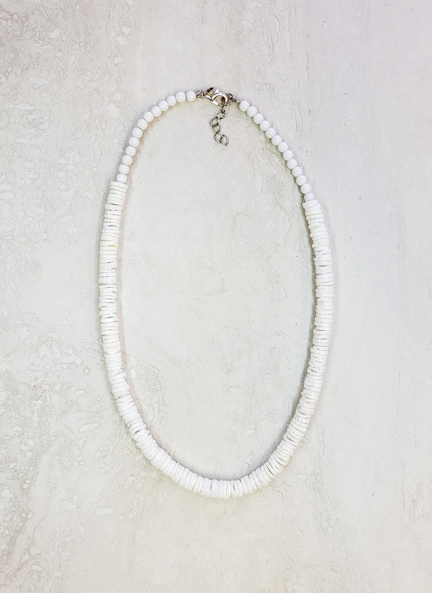 JSJOY White Puka Shell Necklace Hawaiian Seashell Necklace for Men Gir –  JSJOY Fashion