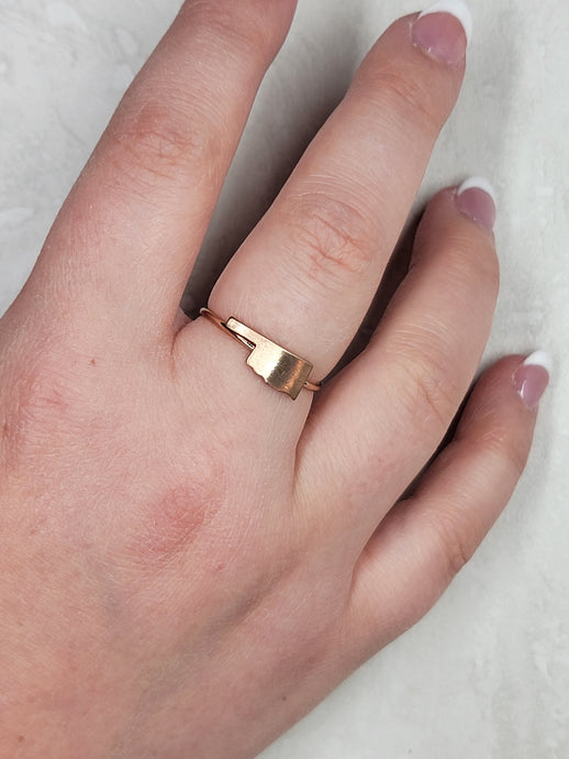Oklahoma Ring - Rose Gold - Adjustable Fit