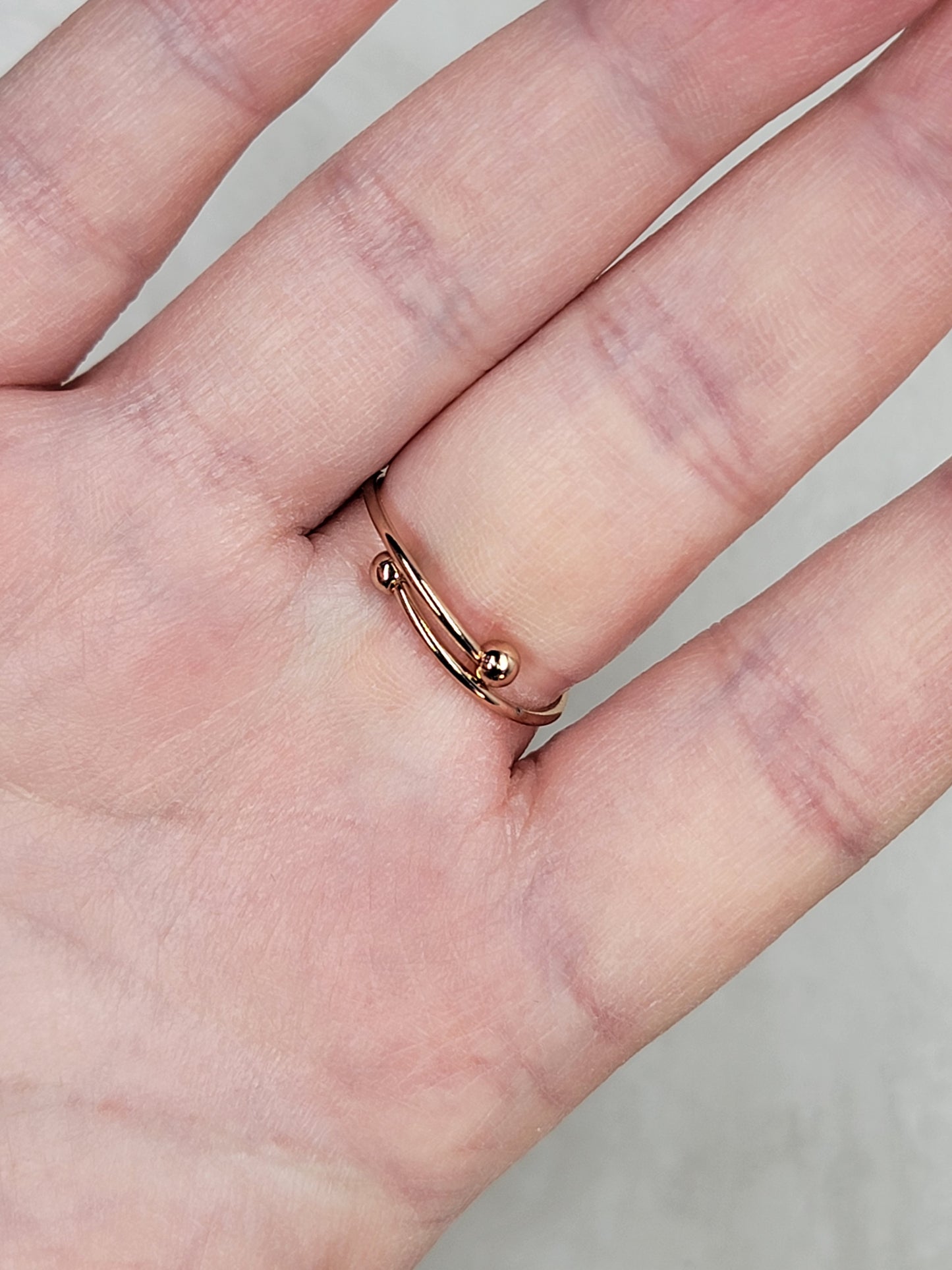 Oklahoma Ring - Rose Gold - Adjustable Fit