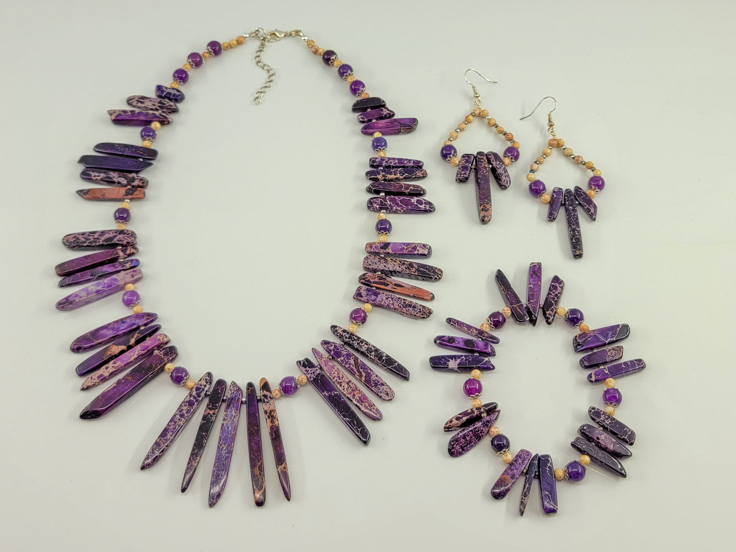 Purple Jasper Necklace