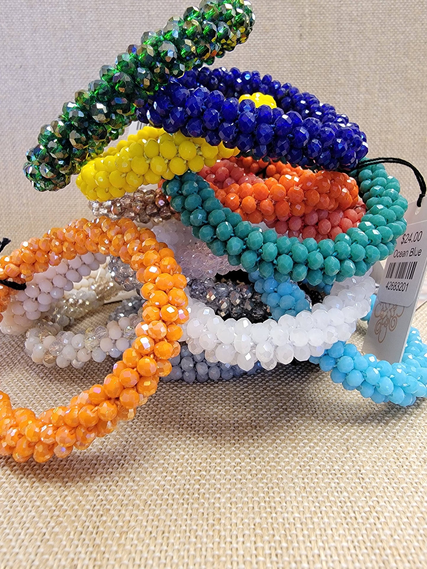 Crystal Rope Bracelets