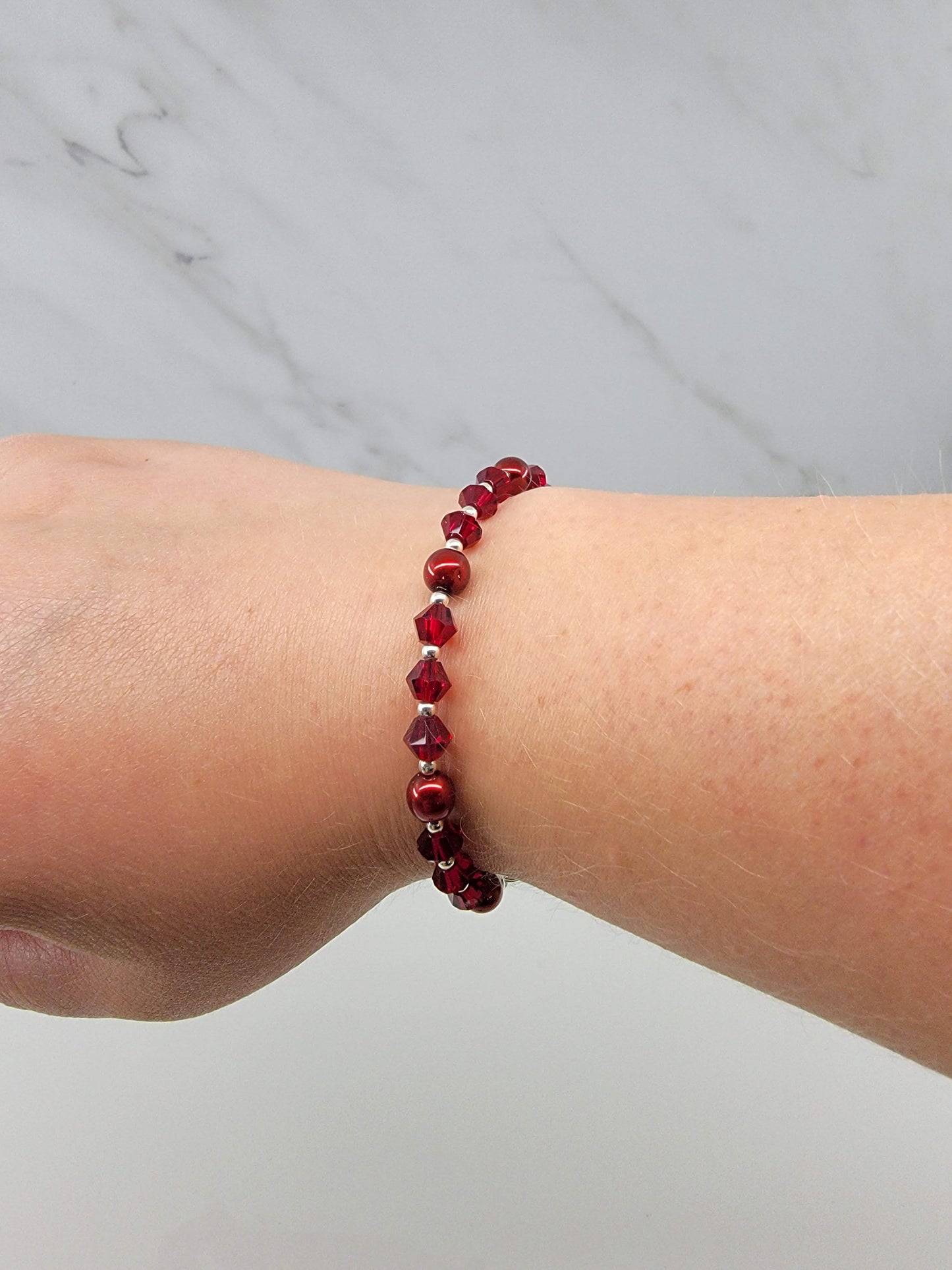 Ruby Red Bracelet