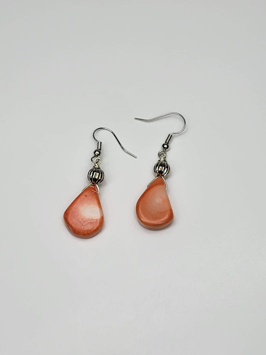 Pink Reef Drop Earrings