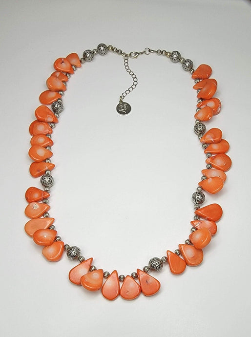 Pink Reef Drop Necklace