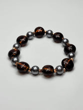 Copper & Gray Pearl Bracelet - One of a kind