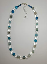 Ocean Water Statement Necklace - One of a kind