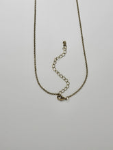 Gold Oklahoma Outline Necklace - Green