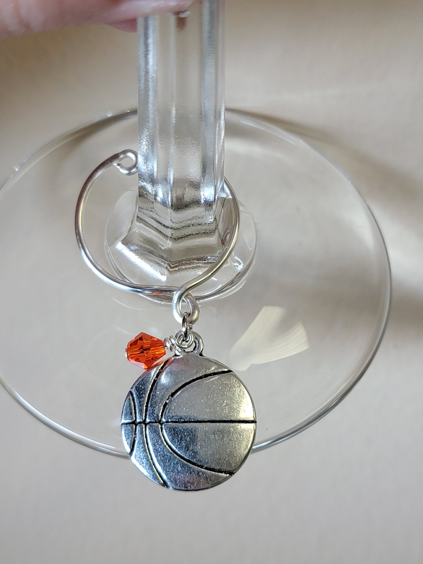 OSU Sports Wine Glass Charms