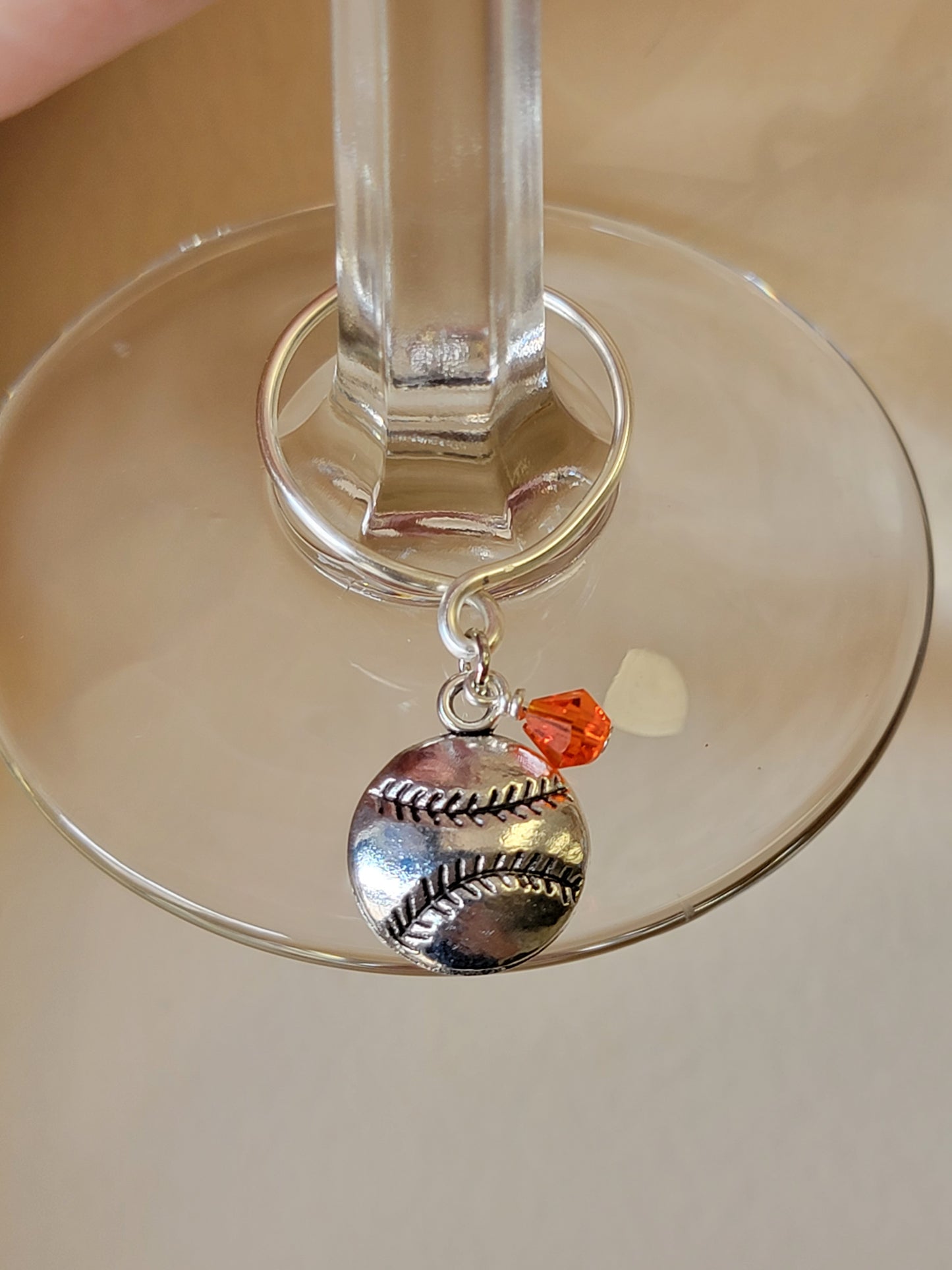 OSU Sports Wine Glass Charms