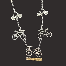Enjoy The Ride Bicycle Charm Necklace - DearBritt