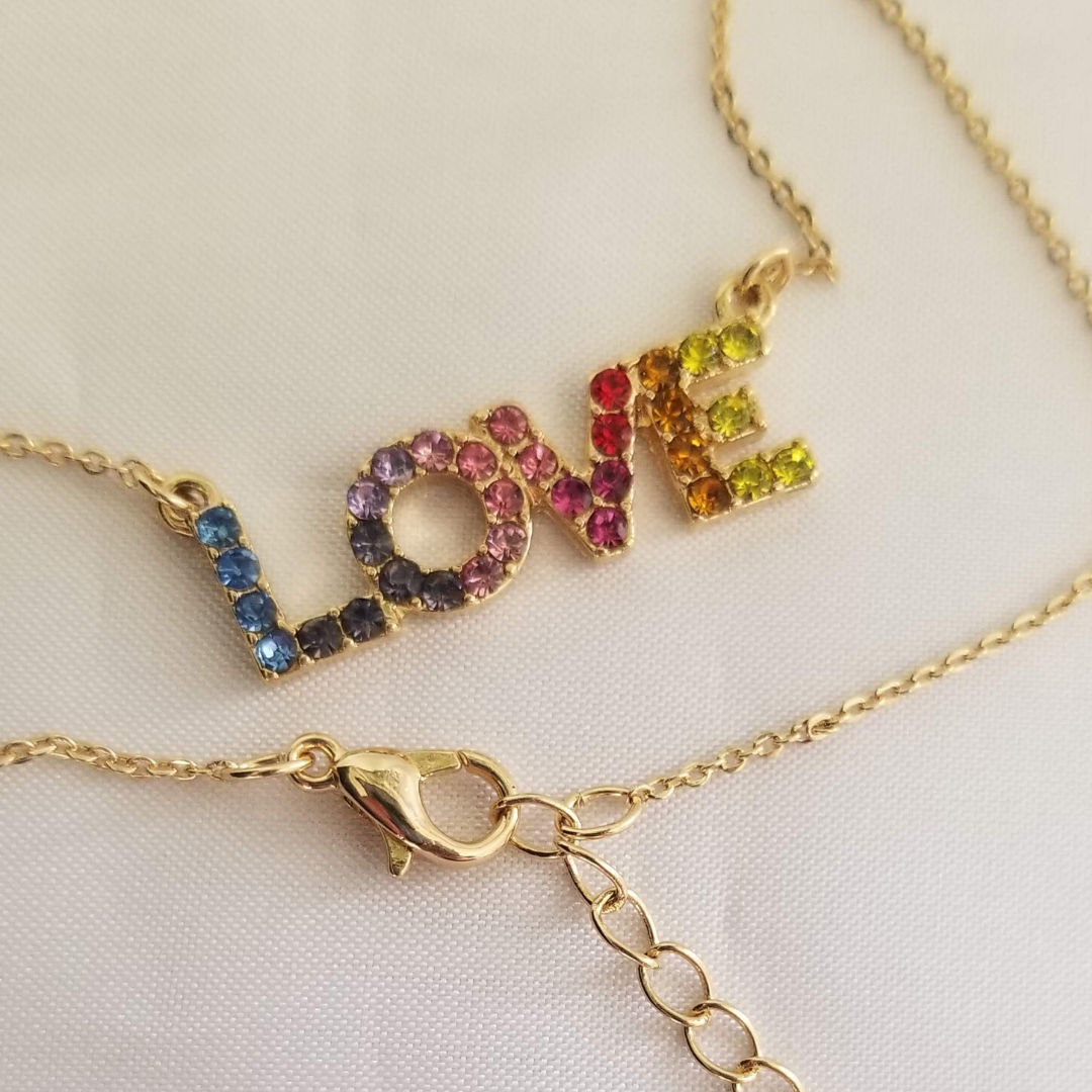 Rainbow Love Necklace - DearBritt