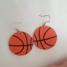 Leather Basketball Earrings - DearBritt