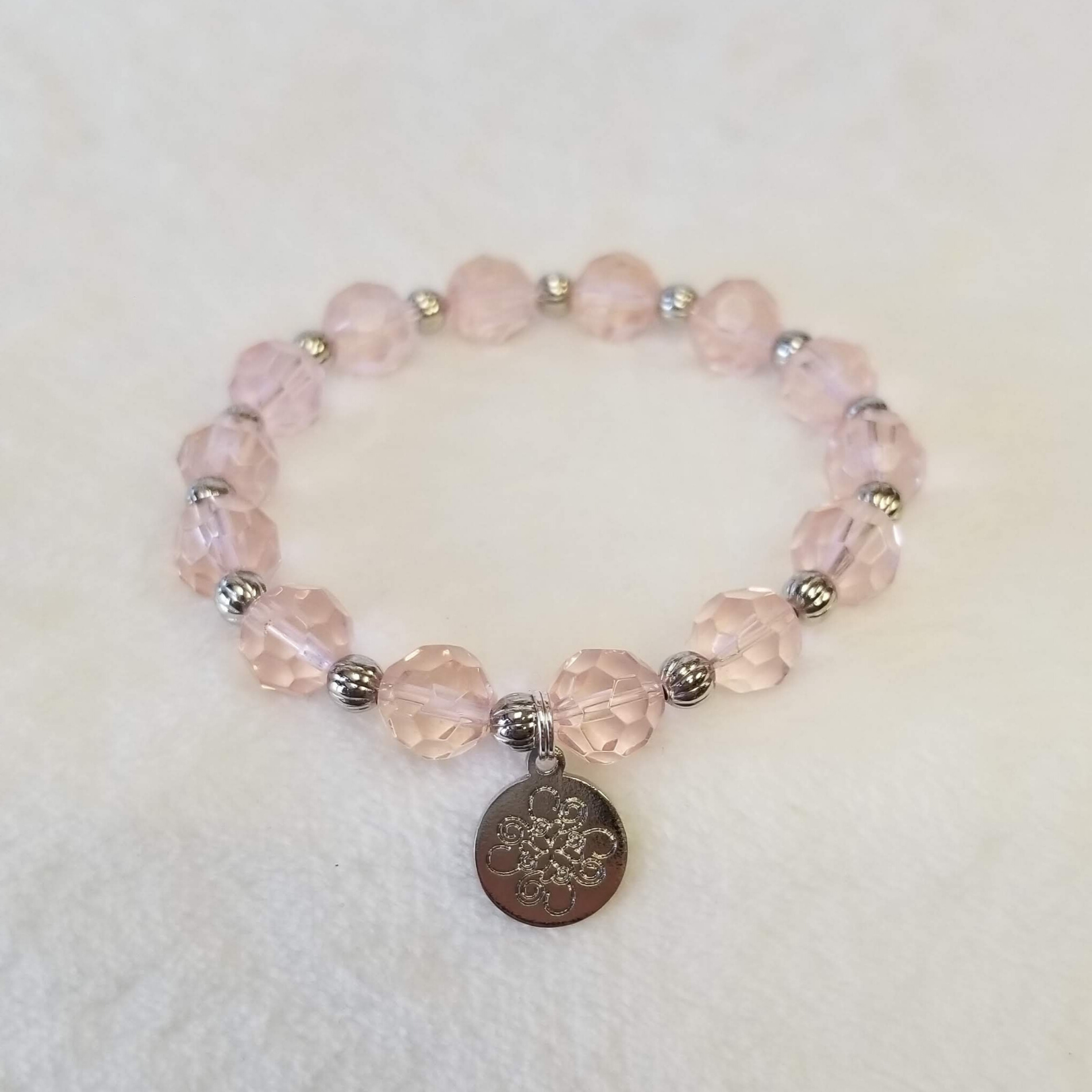 Clear Pink Bracelet - DearBritt