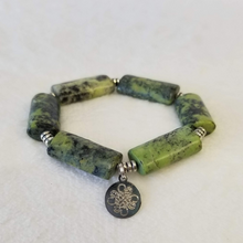 Long Green Stone Bracelet - DearBritt