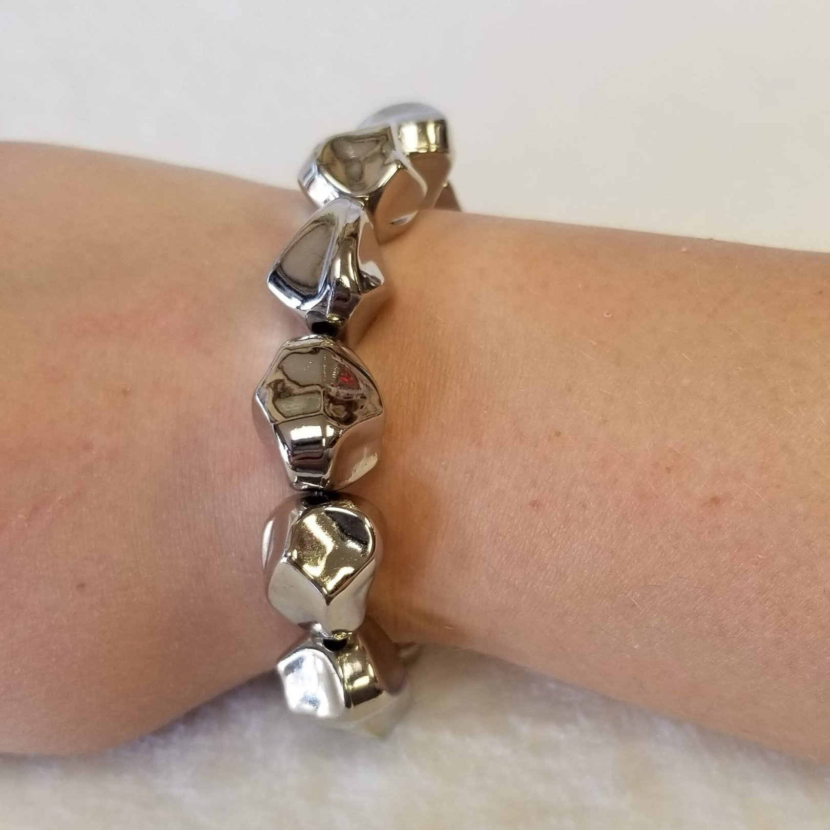 Large Silver Bracelet - DearBritt