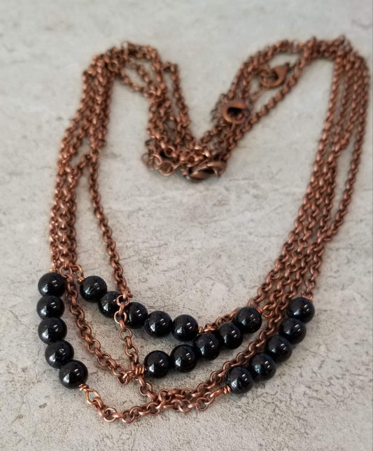 Copper Tourmaline Necklace - DearBritt