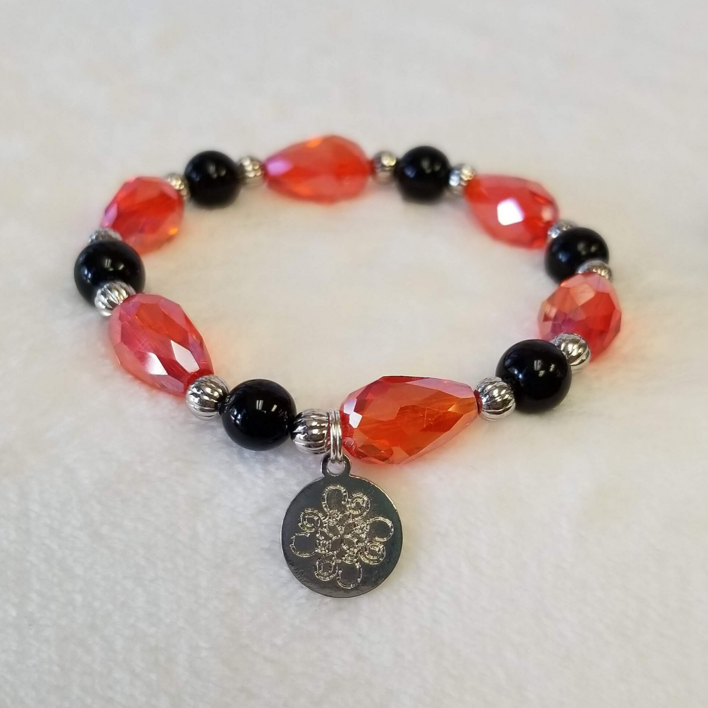 Orange Teardrop Bracelet - DearBritt