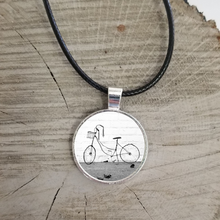 Bicycle Art Necklace - DearBritt