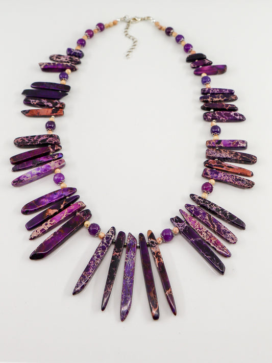 Purple Jasper Necklace