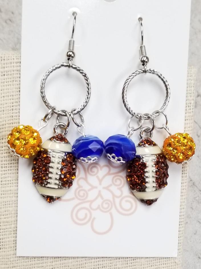 Football Charm Earrings - DearBritt